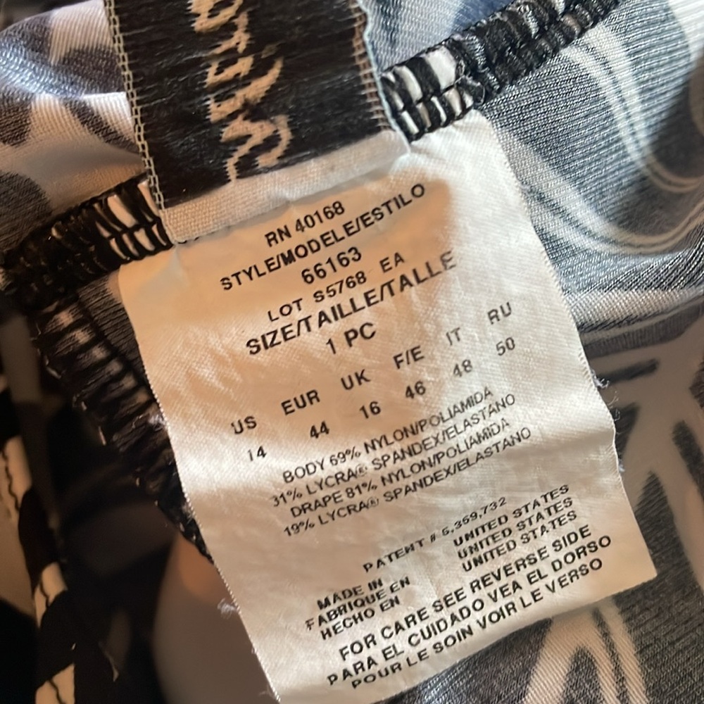 Miraclesuit One Piece Swimsuit Size 14‎ - Picture 4 of 6